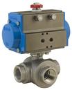 LPort 3way Ball Valve with Air Actuator